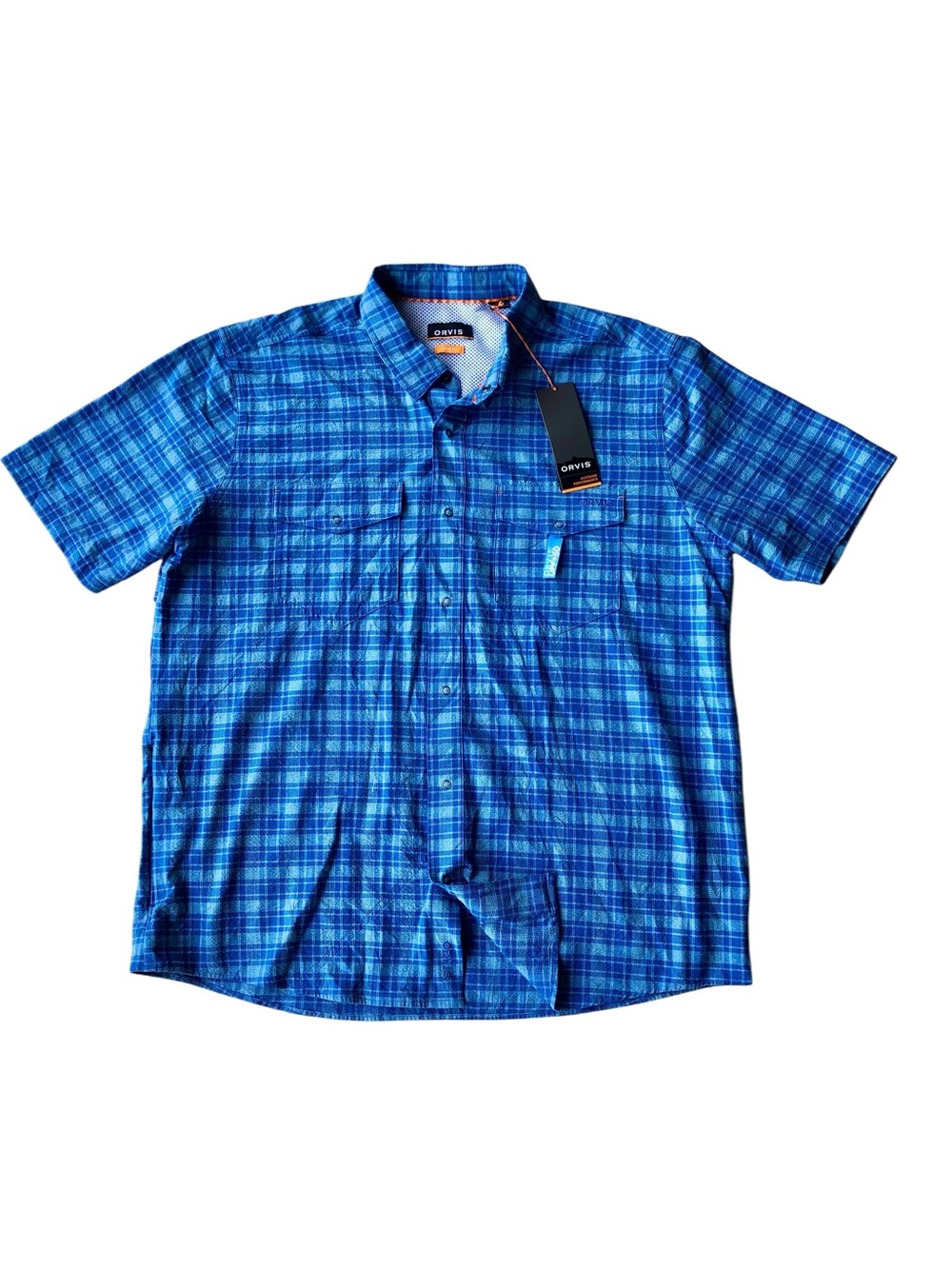 ORVIS Outdoor Performance Shirt XL with Snaps and Vent